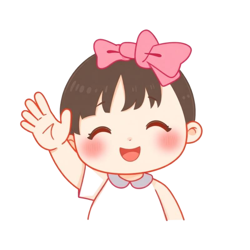 手を振る赤ちゃんイラスト